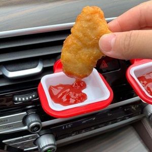 Condiment Dipping Sauce Clip For Car 2pc Set